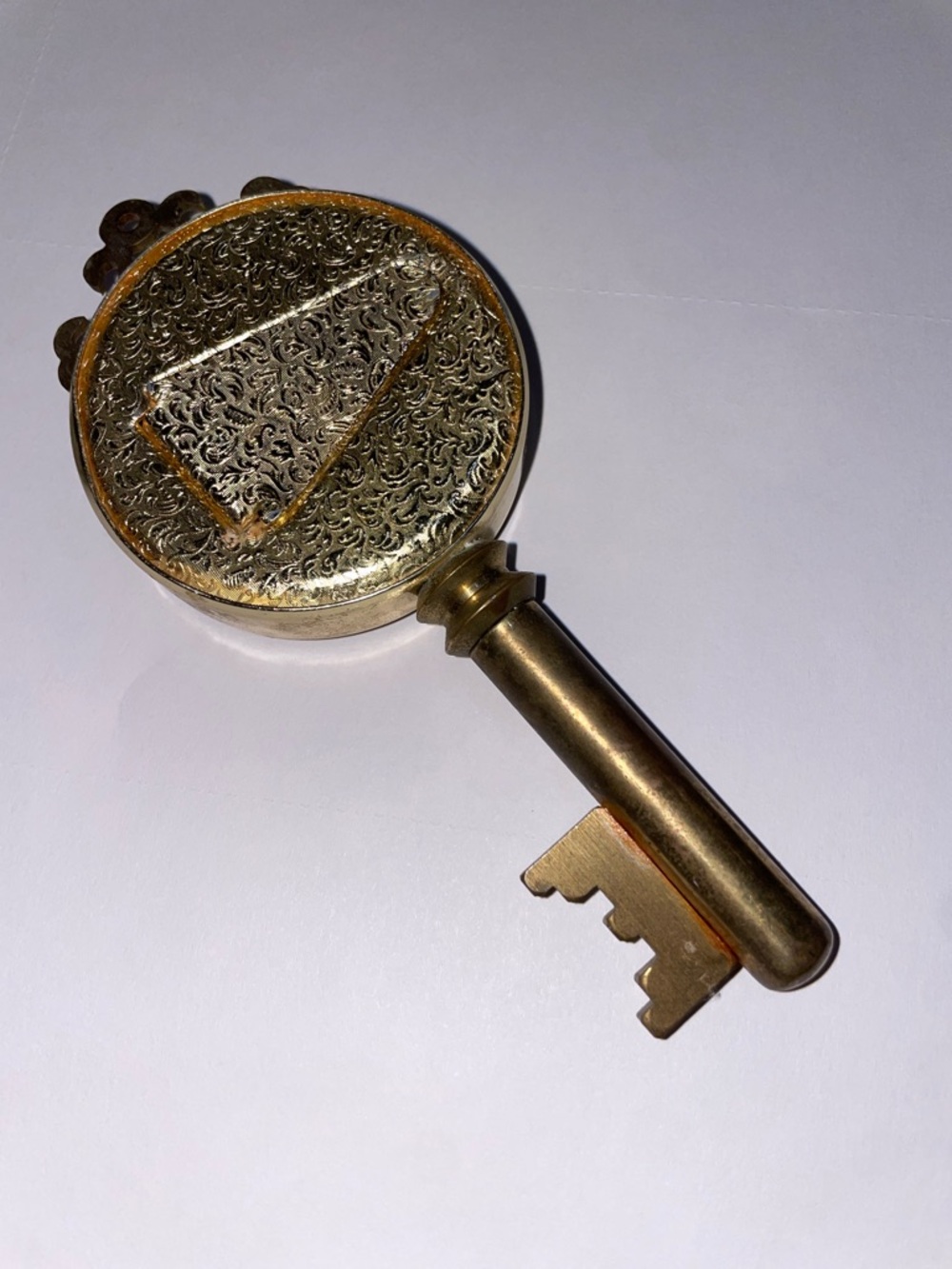 Vintage French Desktop Thermometer - Picture 2 of 5